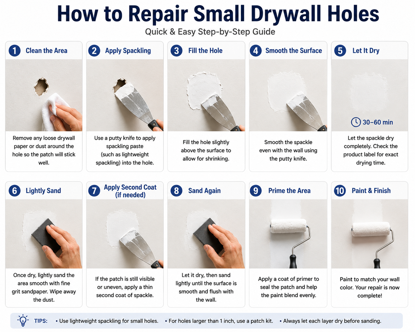 How to Repair Small Drywall Holes: Easy Guide