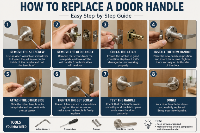 How to Replace a Door Handle: Complete DIY Installation Guide