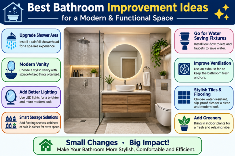 Best Bathroom Improvement Ideas for a More Comfortable Home