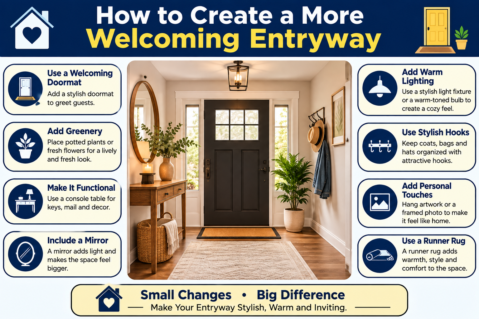 How to Create a More Welcoming Entryway
