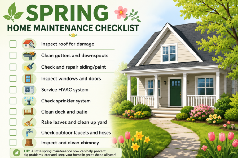 Spring Home Maintenance Checklist