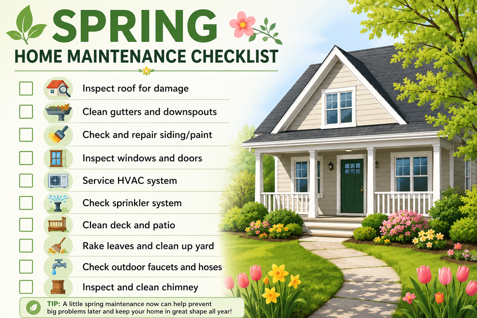 Spring Home Maintenance Checklist