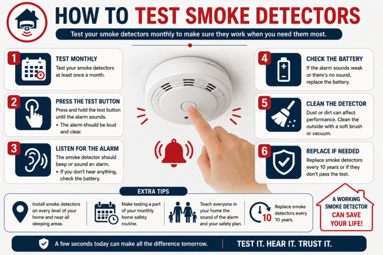 How to Test Smoke Detectors