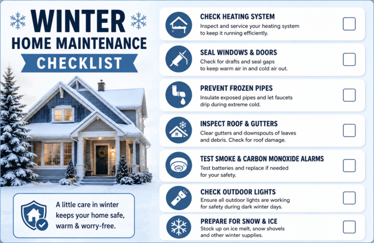 Winter Home Maintenance Checklist