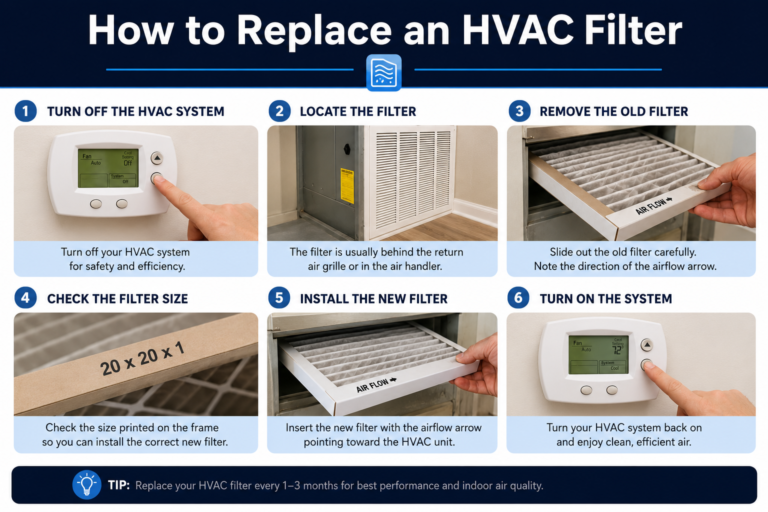 How to Replace an HVAC Filter