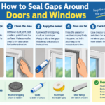 How to Seal Gaps Around Doors and Windows