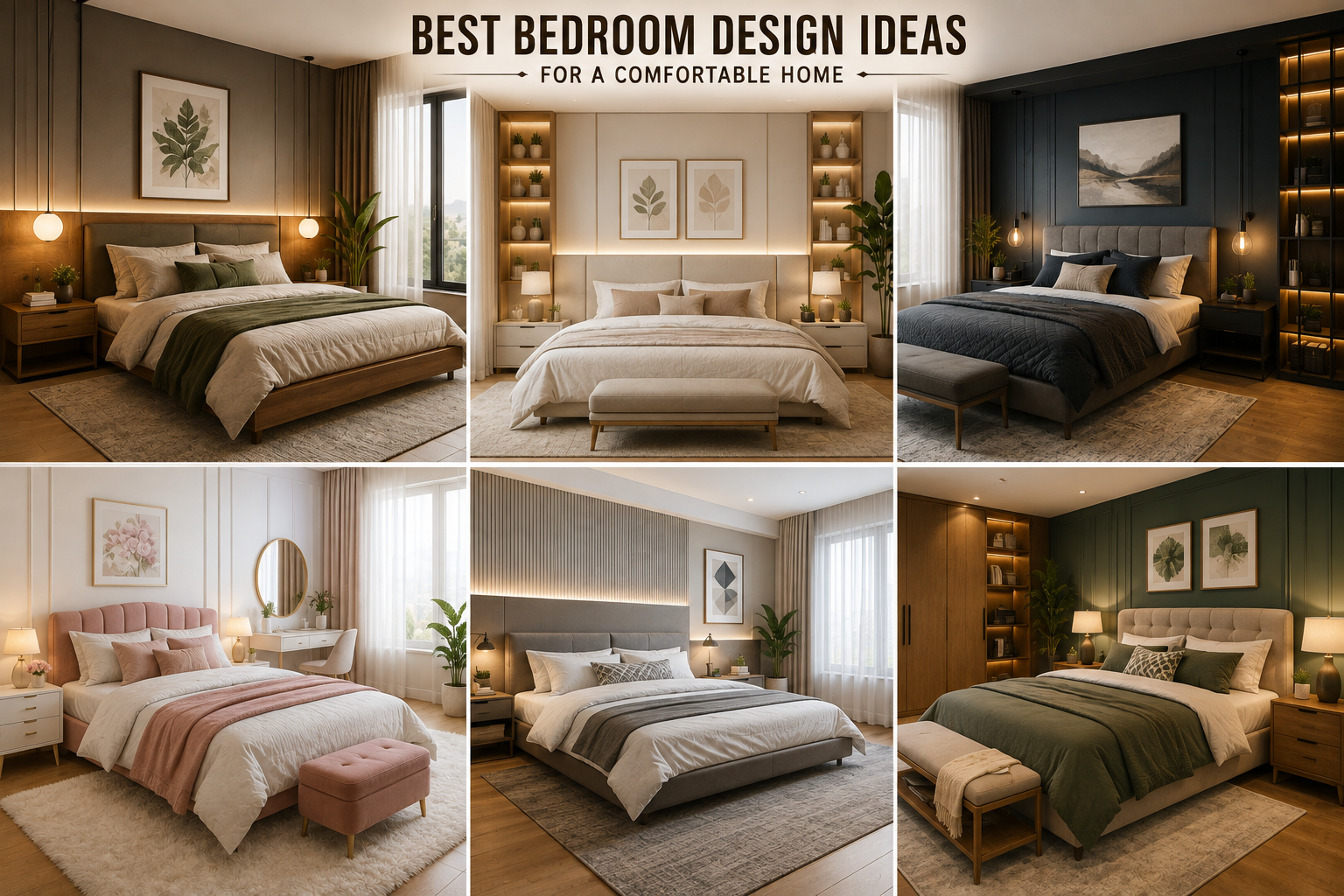 Best Bedroom Design Ideas for a Comfortable Home
