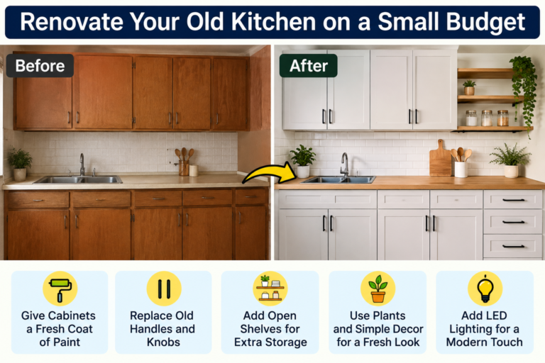 How to Renovate Your Old Kitchen on a Small Budget